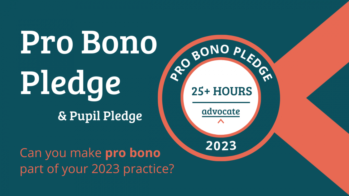 Pro Bono Pledge Can you pledge 25 hours of pro bono in 2023?